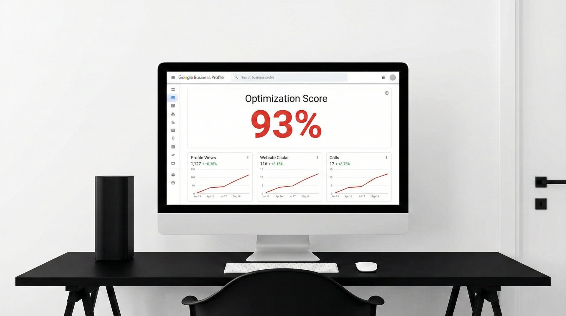 Google Maps search results